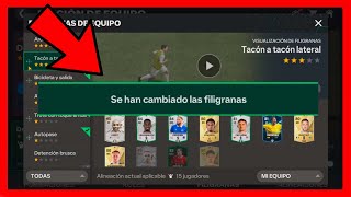 ✅COMO CAMBIAR FILIGRANAS EN FC MOBILE [upl. by Dlopoel]