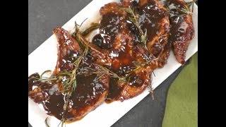 Honey Balsamic Glazed Pork Chops [upl. by Canfield737]