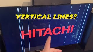 Fix your HITACHI TV Screen With Vertical Lines [upl. by Relyc]