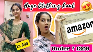 😍🔥PONGAL 2024 Shopping Done 🛍️  Kurta Sets amp Clothing 🥳  Amazon Clothing haul💥 [upl. by Htinek]