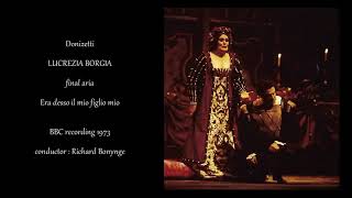 Donizetti  Lucrezia Borgia  final aria  sung by Joan Sutherland  BBC 1973 [upl. by Persson]