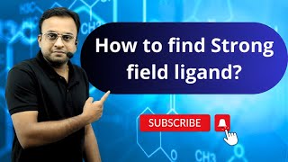 What is spectrochemical series  strong and weak field ligand [upl. by Gant635]