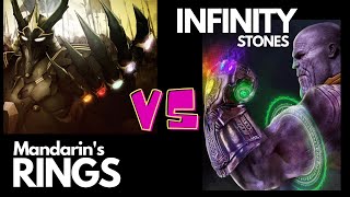 Infinity Stones Vs Mandarins Rings  The Ten Rings of Mandarin Explained Powers of the Ten Rings [upl. by Suhploda]