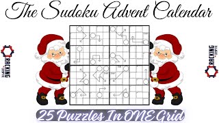 25 puzzles in ONE Sudoku grid [upl. by Asila]