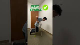 How to use a Front Wheeled Walker physicaltherapy [upl. by Einberger630]