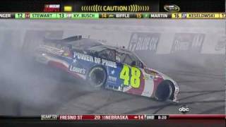 Kurt Busch Vs Jimmie Johnson at Richmond 2011 HD [upl. by Mellins]