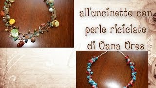 collana con perle fantasia alluncinetto [upl. by Ambrosius851]