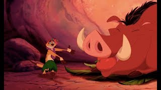 The Lion King  Pumbaa amp Timon Funny Singing MomentsHD [upl. by Nerred431]