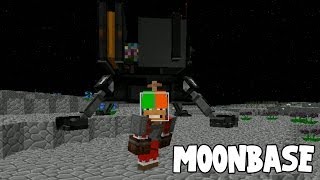 Minecraft  Race To The Moon  Moon Base 54 [upl. by Rramo]