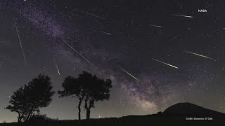 Perseid meteor shower peaks this weekend [upl. by Strander684]