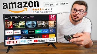 Jai acheté la TV LA MOINS CHER DAMAZON  et franchement [upl. by Suhploda623]