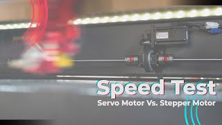 Servo Motor Vs Stepper Motor Speed Test [upl. by Isidore]