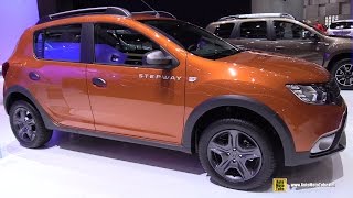 2017 Dacia Sandero Stepway  Exterior and Interior Walkaround  2017 Geneva Motor Show [upl. by Saxen386]