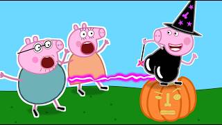 Halloween at Peppa Pigs House  Funny Peppa Pig Try Not To Laugh Episode 3 [upl. by Hepsoj643]