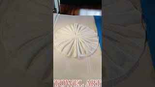 new towel arthow to make towel foldingviralshortsyoutube [upl. by Suilmann]