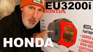 Honda EU3200i Inverter Generator  NEW and AWESOME [upl. by Ainitsirc177]