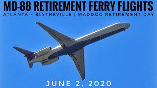 The Last MD88 Retirement Flights to Blytheville [upl. by Adnanref]