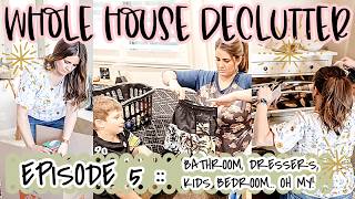 2024 WHOLE HOUSE DECLUTTER WITH ME  Declutter Your Home Ep5  Bathroom Clothes Kids Room  More [upl. by Nyrret]