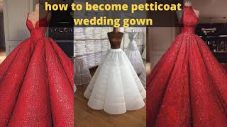 Learn how to cutting and stitching petticoat at hom  Pattern making [upl. by Kenlee]