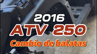 Cambio de frenos Balatas Italika ATV 250 [upl. by Adolphus]