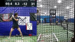 HS Group Hitting Session using Blast Motion 2024 11 02 [upl. by Haidebez]