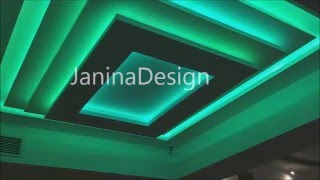 Design Interior Scafa confectionata din gips carton rigips iluminata cu leduri Rgb ★ JaninaDesign [upl. by Hpseoj]