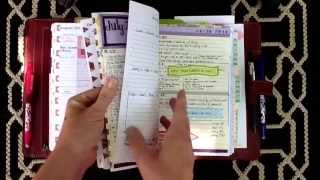 Filofax  DayTimer Franklin Covey Personal Organizer Setup [upl. by Introk]