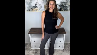 The Perfect Athleisure Pants PINSPARK Womens Flare Yoga Pants [upl. by Orpha]