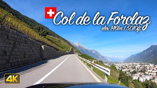 Driving the Col de la Forclaz from Martigny Switzerland to Chamonix France [upl. by Yhtomot429]