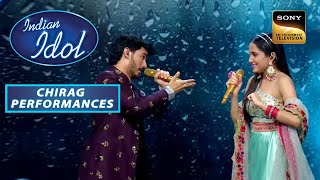 Chirag ने Tumsa Koi Pyaara Song गाकर छेड़ा Kavya को  Indian Idol Season 13  Chirag Performances [upl. by Mandy]