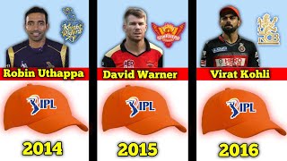 IPL ORANGE CAP WINNERS FROM EACH SEASON 2008 TO 2024 [upl. by Viking419]