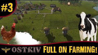 FULL ON FARMING  Ostriv Alpha 3  Episode 3 [upl. by Manoff]