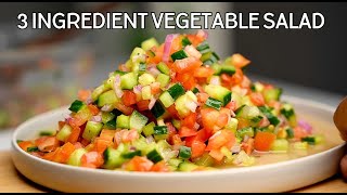 Make the Perfect Vegetable salad in 10mins with just 3 ingredients [upl. by Andras949]