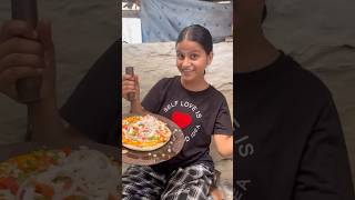 Aaj ghar par pizza banaya 🤤shorts ytshorts minivlog vlog youtubeshorts [upl. by Thomasa305]