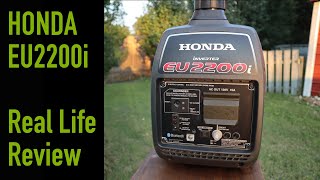 Honda EU2200i Generator  Real Life Review [upl. by Clemente959]