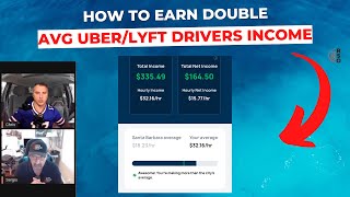 How To Earn DOUBLE The Average UberLyft Drivers Income [upl. by Modestine]