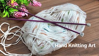 PERFECT👌 An unusual knitting stitch very easy and beautiful knitting pattern [upl. by Trilbi]