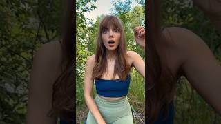 Liubov is teaching us a useful life hack 😯 survival outdoorhacks ASMR [upl. by Alios721]