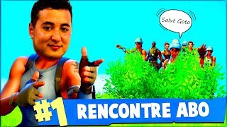 TOP1 RENCONTRE ABONNÉS ft Squeezie Mickalow Jiraya ► FORTNITE [upl. by Rimahs]