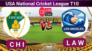 Chicago CC vs Los Angeles Waves CC Match 15 National Cricket League T10 Live Score [upl. by Noira]