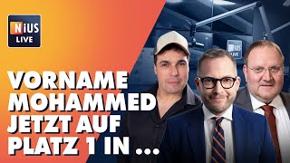 Deutschlandkarte Wo Mohammed schon auf Platz 1 ist  NIUS Live vom 08 Mai 2024 [upl. by Nnaeoj366]