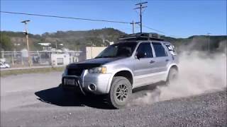 LIFTED FORD ESCAPE HOONING AND GUNS [upl. by Ynohtnad]