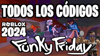 TODOS los CÓDIGOS de🎵 FUNKY FRIDAY 🎵activos Y actualizados  ROBLOX 2024 NEW CODES UPDATE TilloASR [upl. by Ketchan]