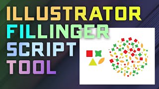 How to Use the Fillinger Script in Illustrator CC to Fill a Large Objects with Random Little Objects [upl. by Orvah]