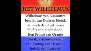 Het Wilhelmus volkslied van Nederland [upl. by Adnamal]