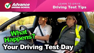 What Happens On Your Driving Test Day  Learn to drive Driving test tips [upl. by Kehoe]