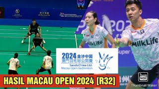 Hasil Macau Open 2024 R32 DejanGloria INA VS XinYYi ZH TPE [upl. by Ardnasac658]