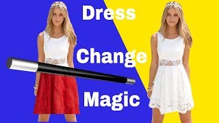 Magic Trick 72  Dress Change Magic That you Can Do TUTORIALS [upl. by Ericksen682]