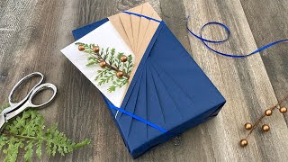 Twisted Bow Gift Wrapping Reversible Paper  Gift Wrapping Ideas [upl. by Kara554]