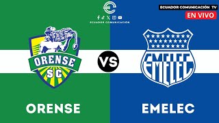 ORENSE VS EMELEC  EN VIVO LIGA PRO 2024  FORMATO RADIO  FECHA 5 [upl. by Ozmo]